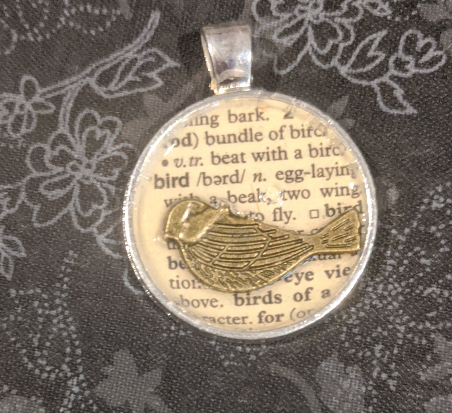 Dictionary Page Pendants