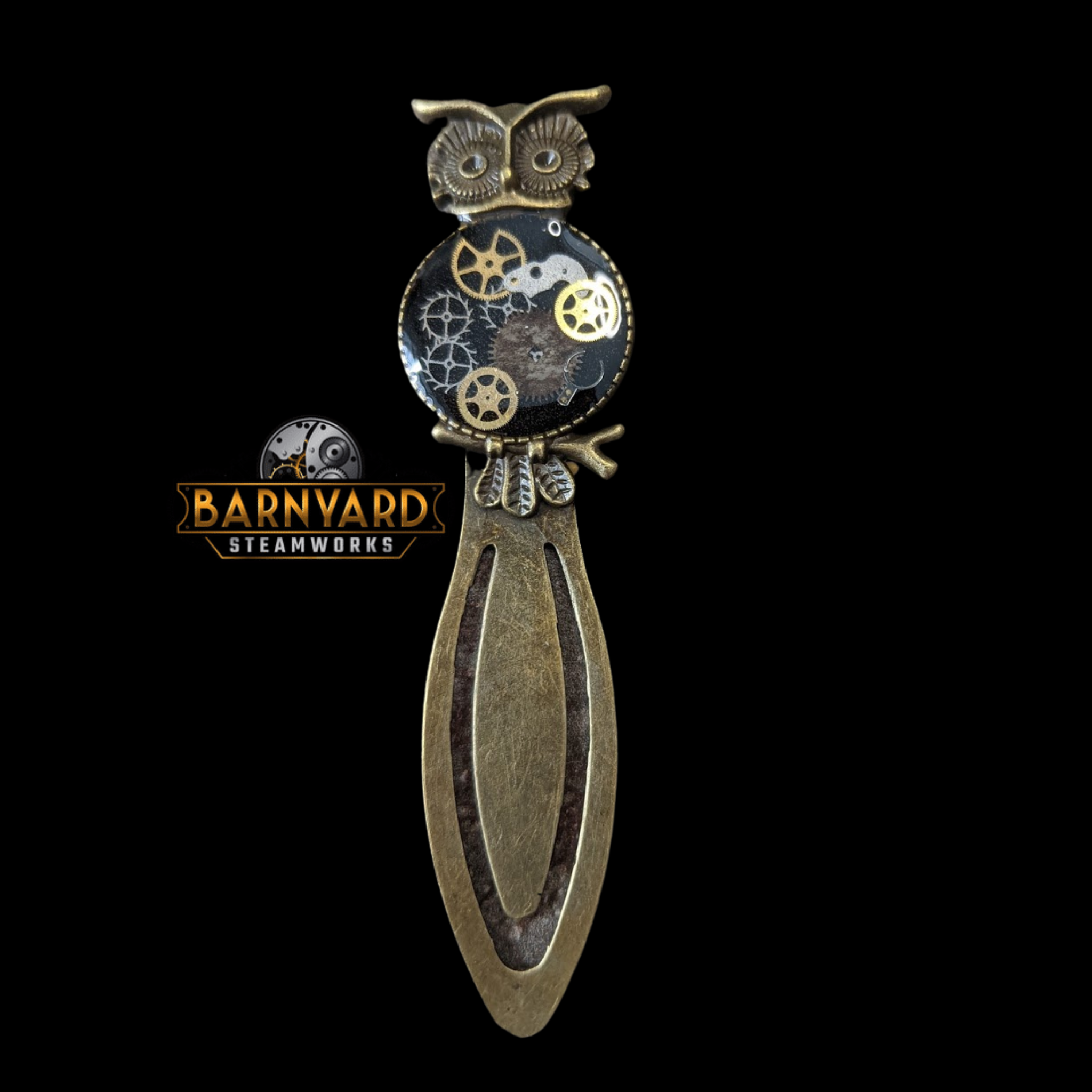 Bookmark - Antique Bronze with Owl