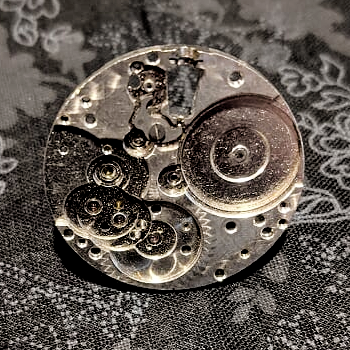 Vintage Wristwatch Plate Ring